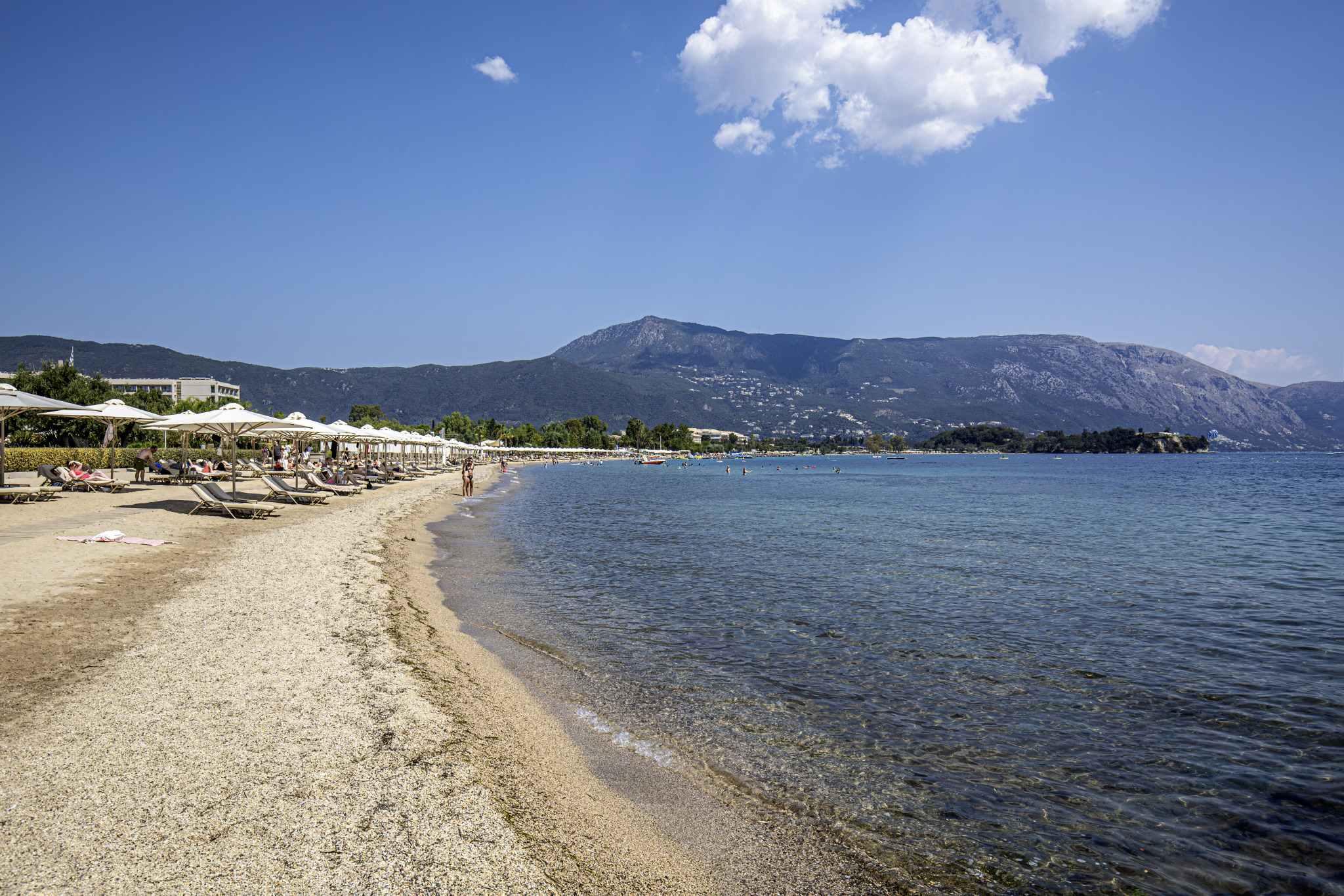 Dassia beach, Corfu, Greece